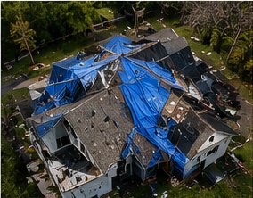 Emergency storm damage roof repair and restoration